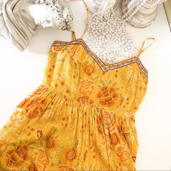 SPELL Mystic Strappy Maxi Dress / Sunflower - Picture 4 of 14